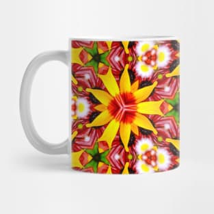 Happy Sun Flower Pattern Mug